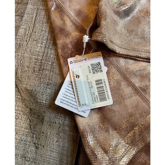 Lululemon Women's Customizable Snap Scarf - Shine Rose Gold - Picture 6 of 16